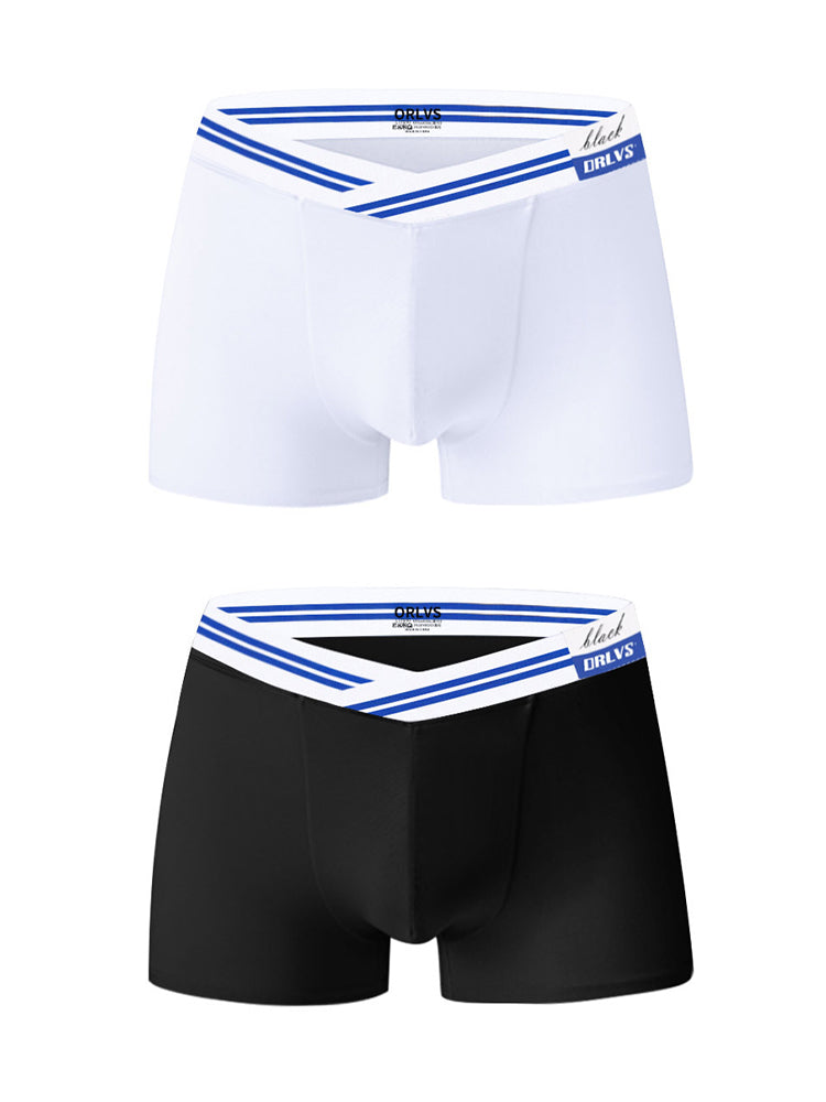 2 Pack Men's Low-Rise Sport Modal Trunks