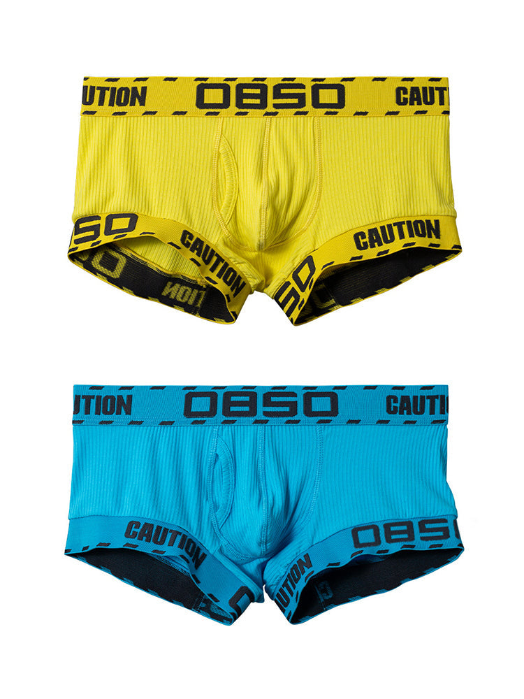 2 Pack Men's U-Pouch Low-Rise Breathable Trunks