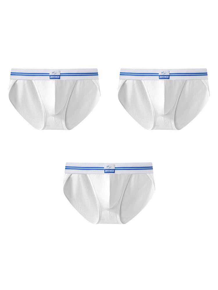 3-pack Men's Sexy High-cut Breathable Briefs