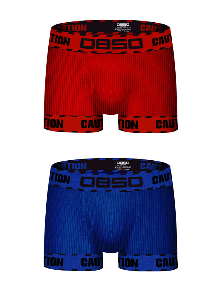 2 Pack Men's Breathable Cotton Performance Trunks