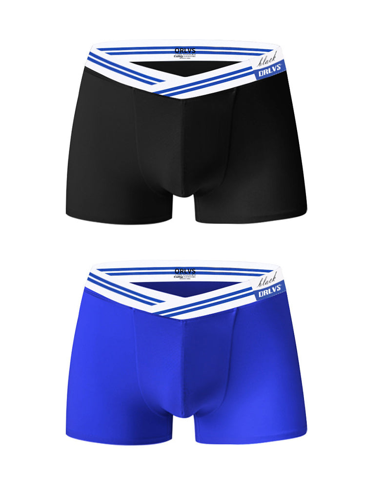 2 Pack Men's Low-Rise Sport Modal Trunks