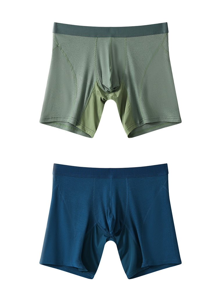 2 Pack Men's Casual Ice Silk Midway Briefs