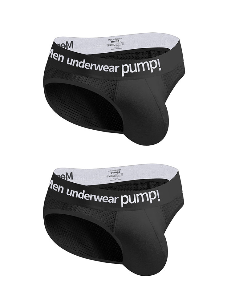 2-pack Men's Sports Mesh Breathable Briefs