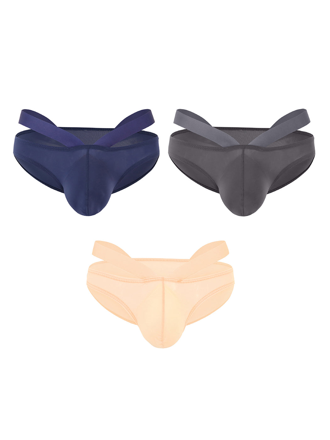 3 Pack Men's Sexy Cross Bikinis