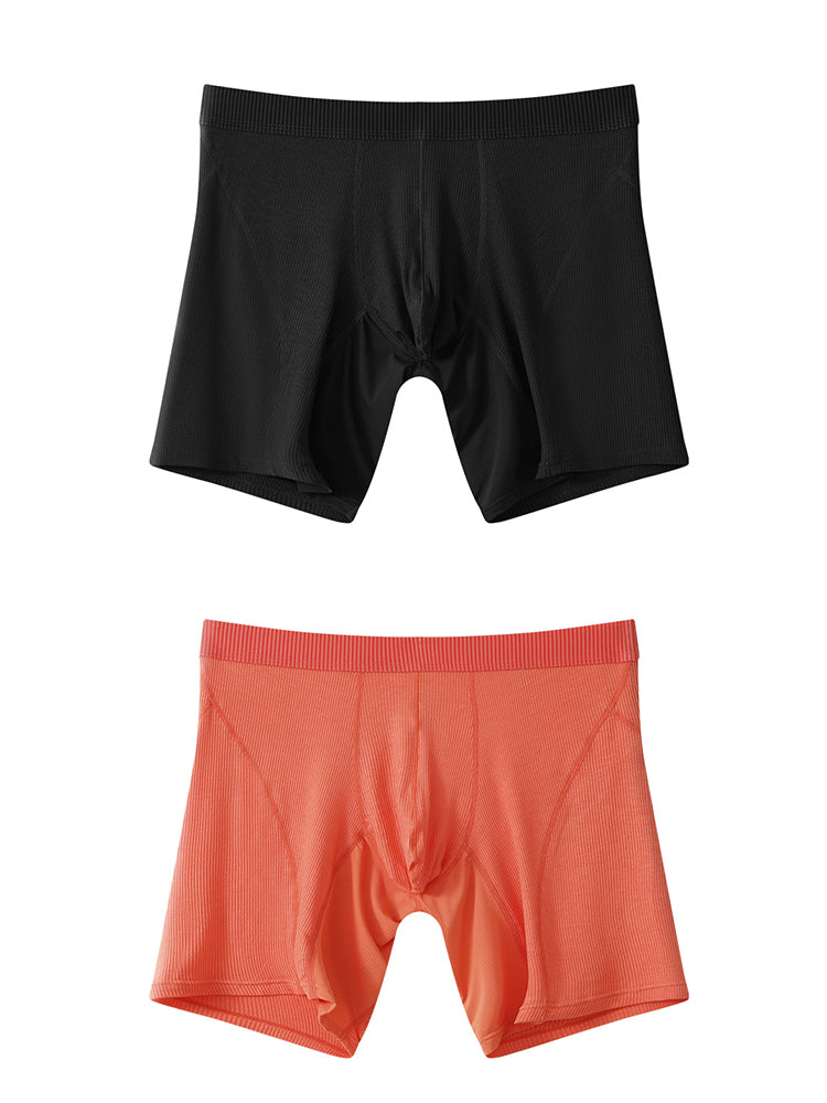 2 Pack Men's Casual Ice Silk Midway Briefs