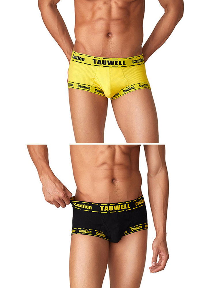 2 Pack Men's Supportive Pouch Low-Rise Trunks