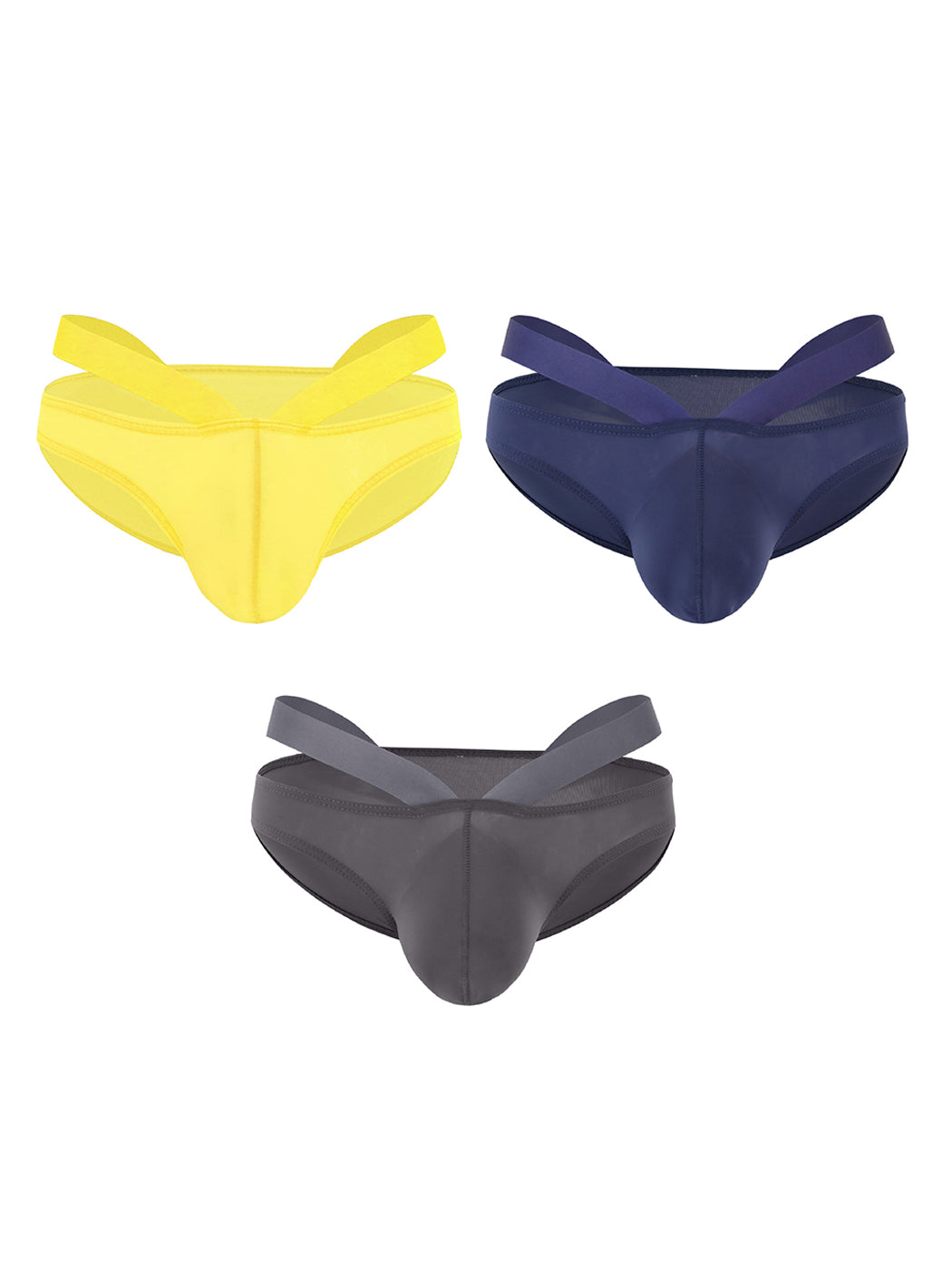 3 Pack Men's Sexy Cross Bikinis