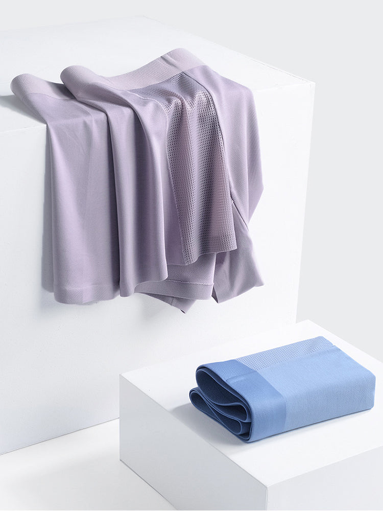 2 Pack Men's Breathable Seamless Modal Trunks