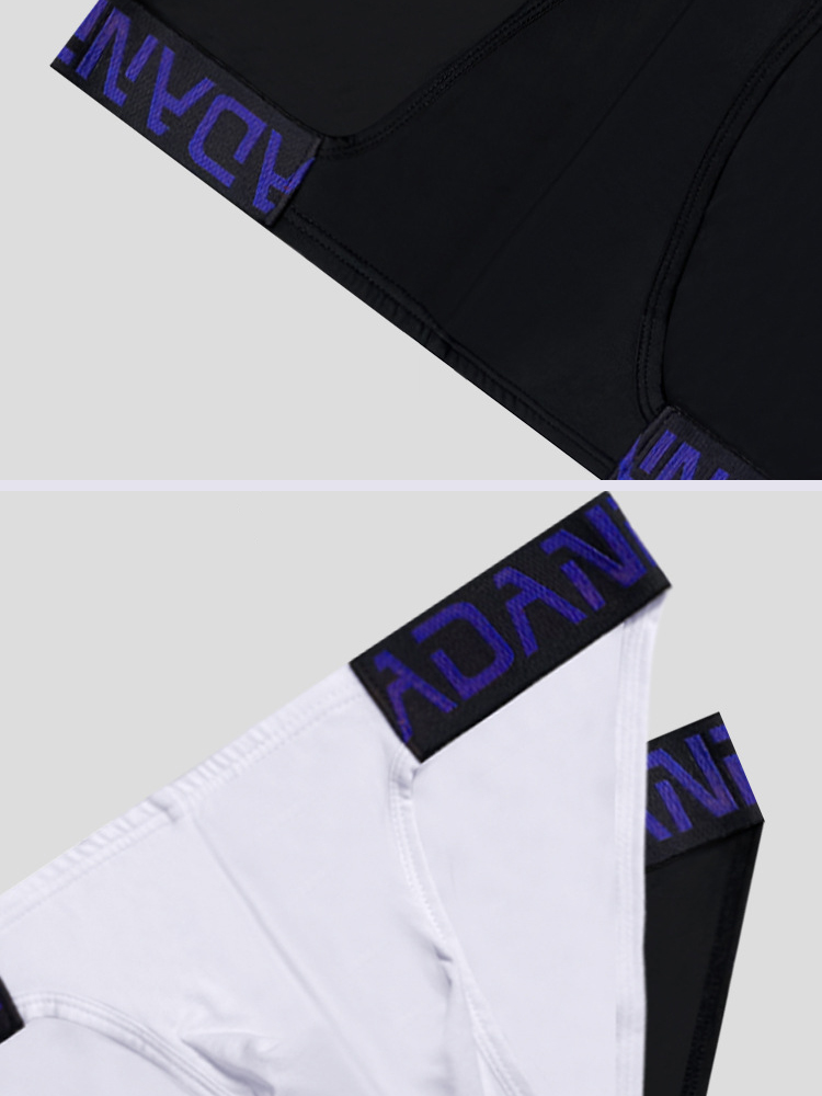 Men's Sexy Spliced Color Big Pouch Bikini