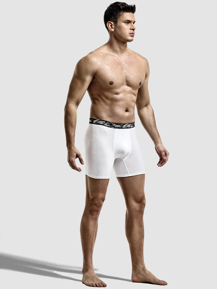 2 Pack Men's U Convex Large Support Pouch Boxers Briefs