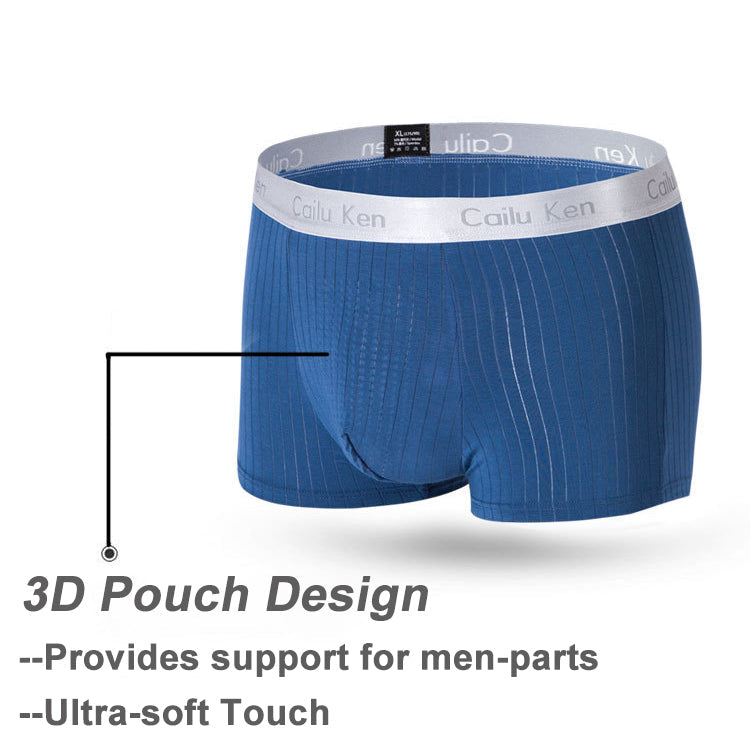 4 Pack Soft Massage Support Pouch Trunks