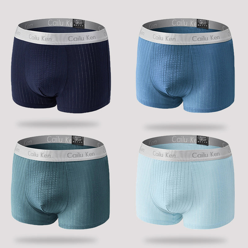 4 Pack Soft Massage Support Pouch Trunks