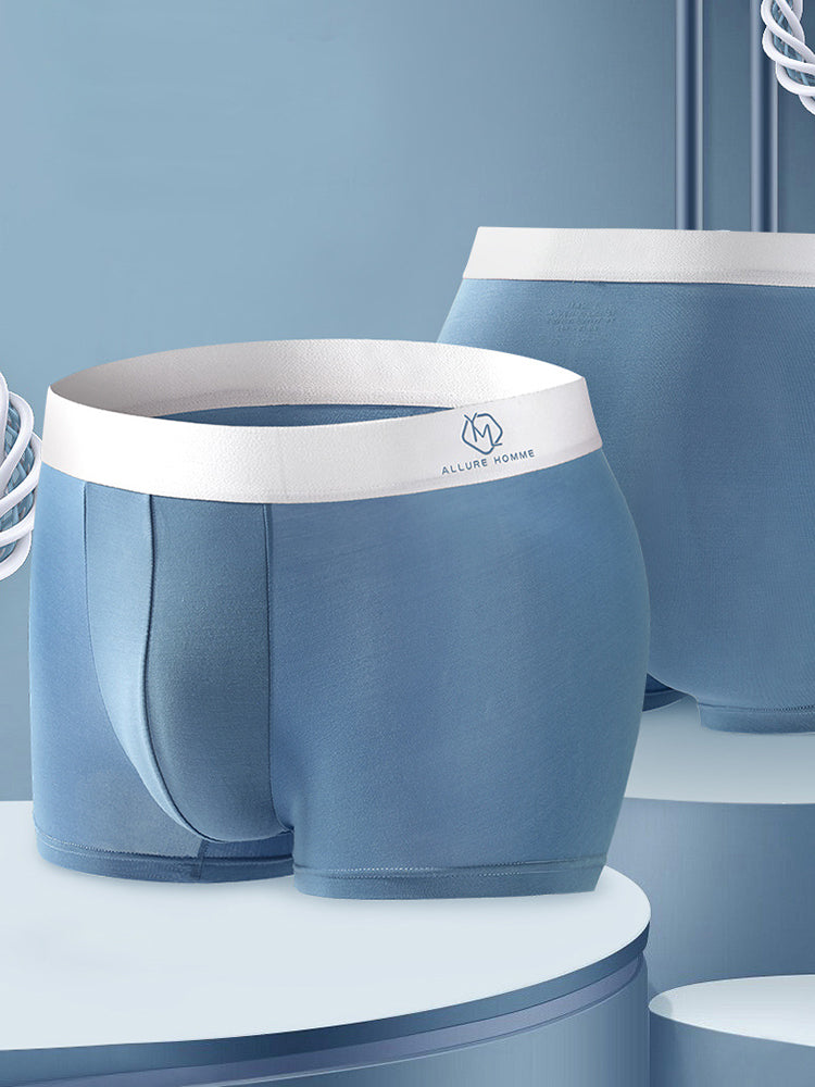 3 Pack Men's Traceless Breathable Modal Trunks