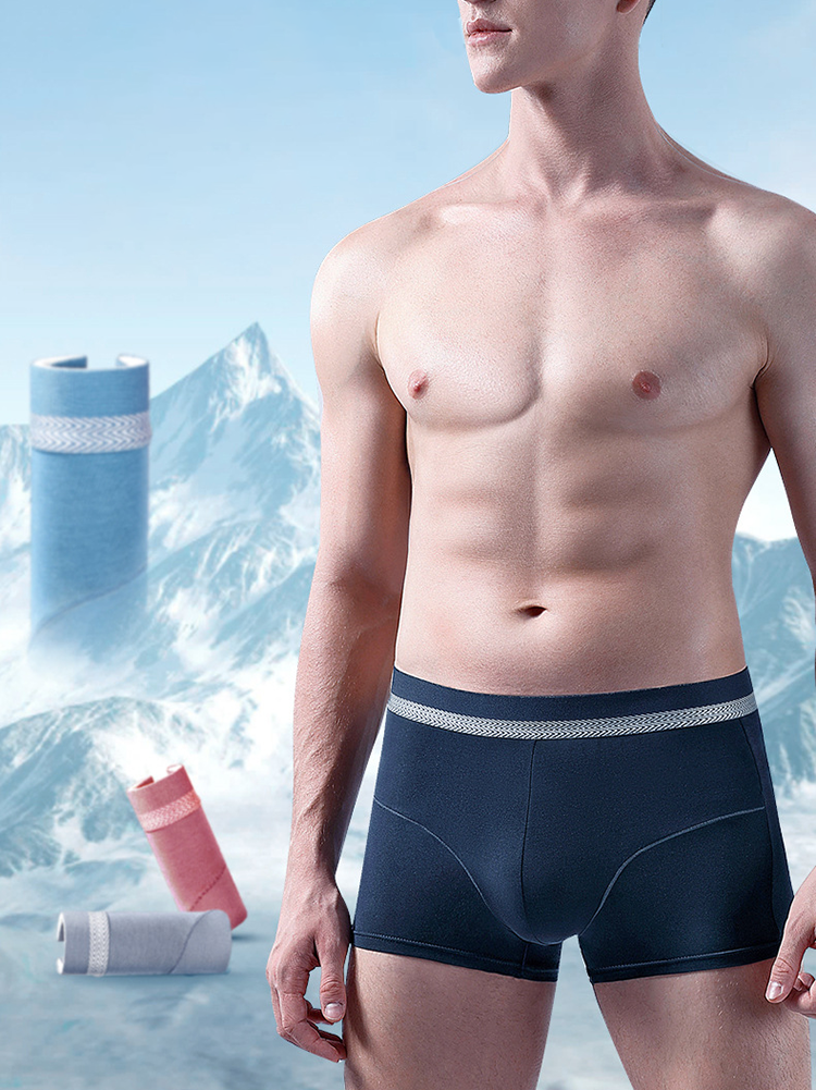 3 Pack Antibacterial Support Pouch Boxer Briefs