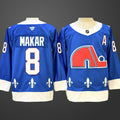 Men’s Colorado Avalanche #8 Cale Makar Blue 2025/26 With A Patch Alternate Stitched Jersey