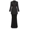 Enora Barrel Design Jacket & Skirt Set
