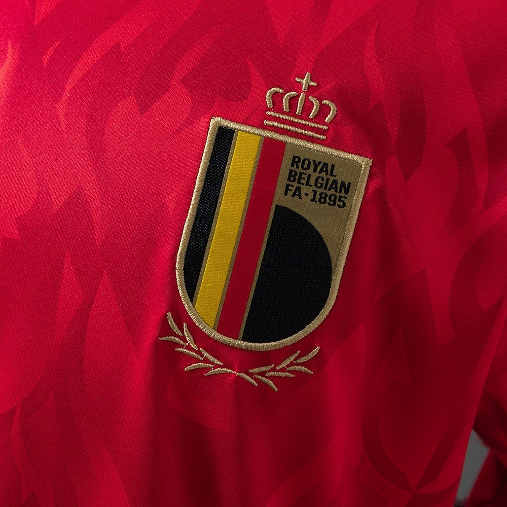 Men’s Belgium 2026 Home Fan Version Jersey S-4XL