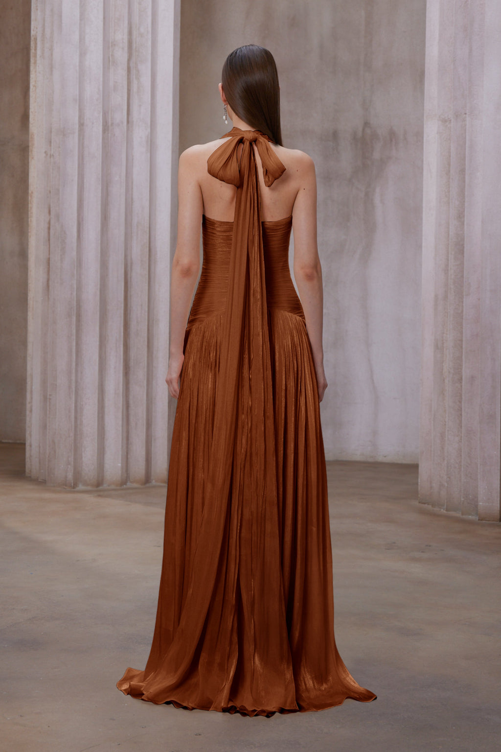 Uranie Gathered Maxi Dress