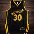 Men’s Golden State Warriors #30 Curry 2024 City Connect Jersey