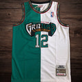 Men’s Memphis Grizzlies 1998-99 #12 Morant Split Jersey