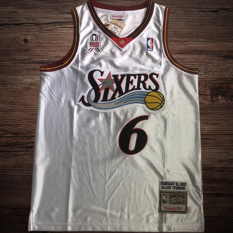 Men’s Philadelphia 76ers 2002 #6 Allen Iverson