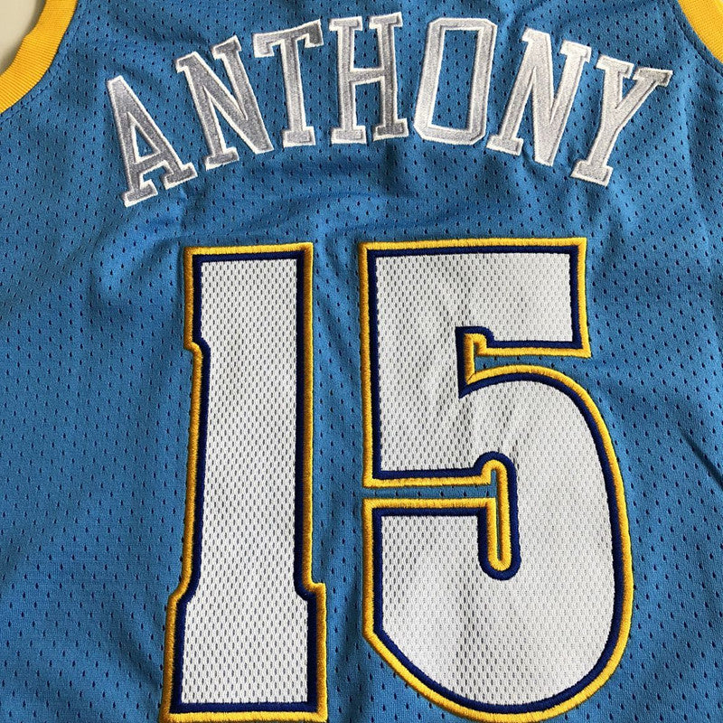Men’s Denver Nuggets 2003-04 #15 Anthony Jersey