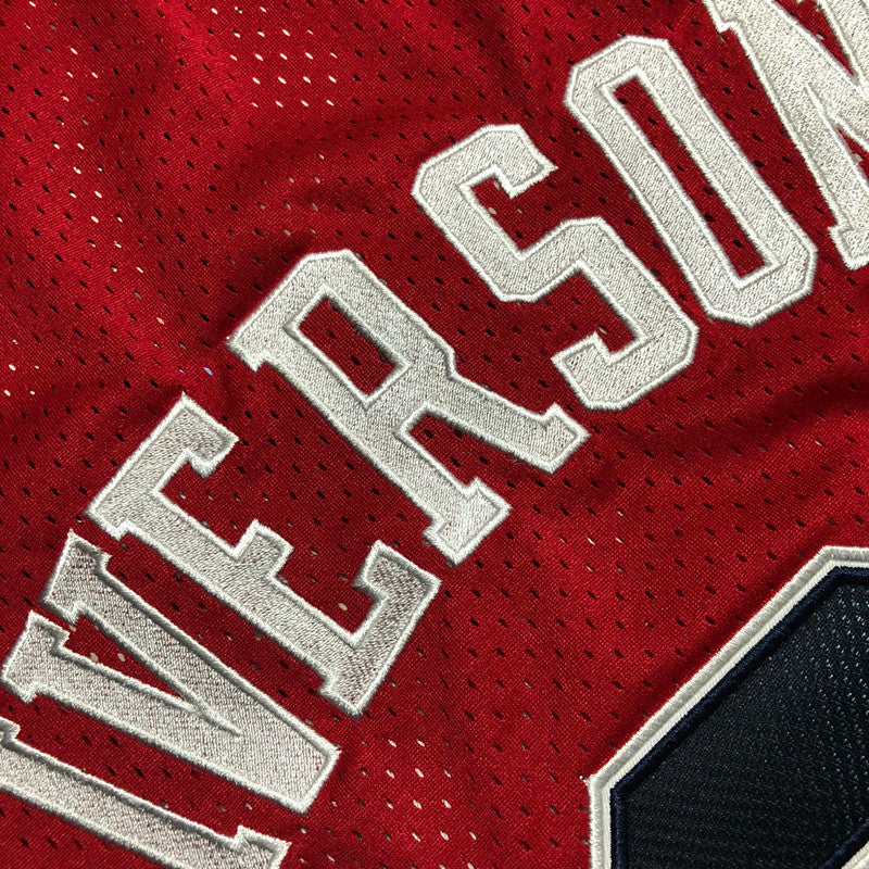 Men’s Philadelphia 76ers 2004/05  #3 Allen Iverson Red Jersey