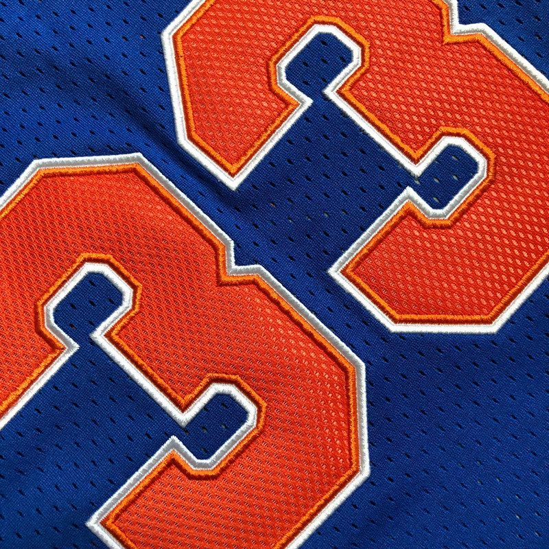 Men’s 1985-86 New York  #33 Ewing Jersey in Blue
