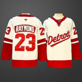 #23 Lucas Raymond White Detroit Red Wings Jersey