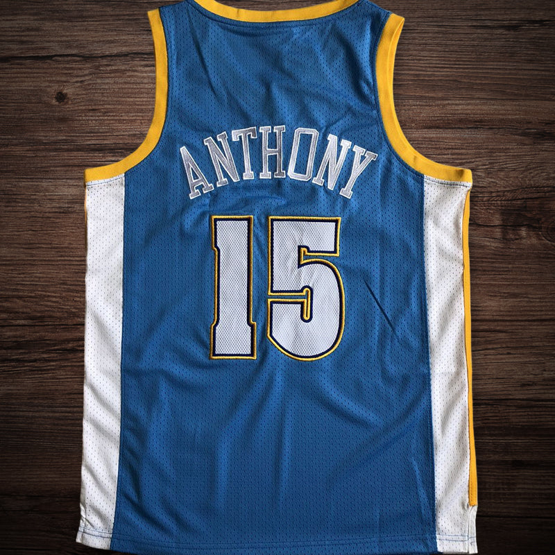 Men’s Denver Nuggets 2003-04 #15 Anthony Jersey