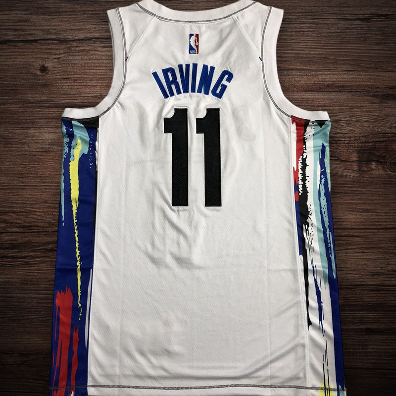 Men’s Brooklyn Nets 2023 City Edition #11 Irving Jersey