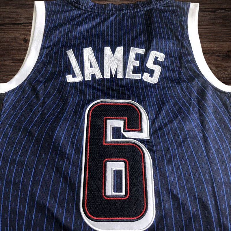 Men’s 2024 Olympics Team USA #6 James Navy Jersey