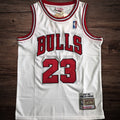 Men’s Chicago Bulls 1997-98 #23 Michael Jordan Jersey White