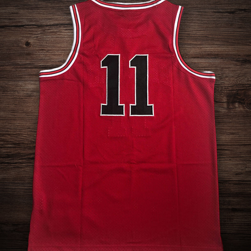 Men’s Slam Dunk 1996/97 #11 Rukawa Red Jersey