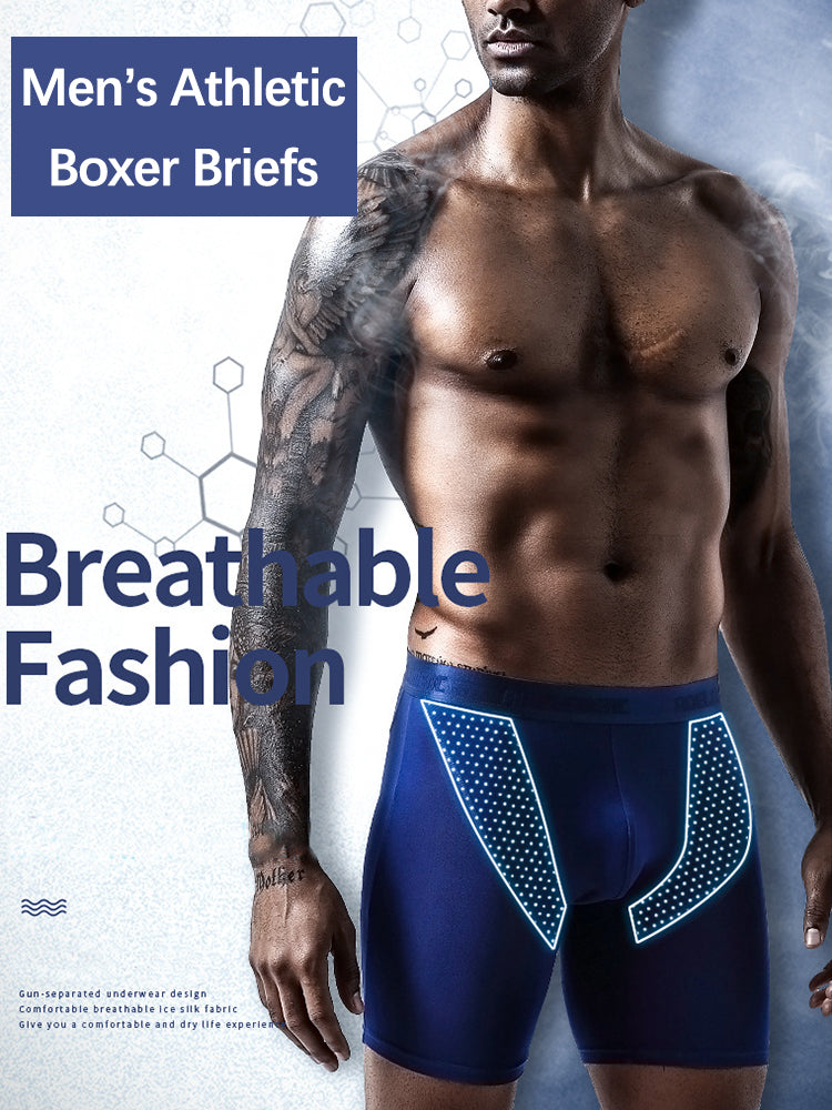 2-Pack Men's Performance Boxer Brief Athletic Underwear