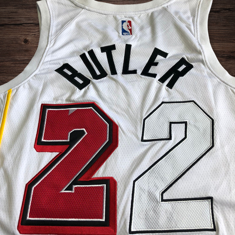 Men’s Miami Heat City Edition #22 Butler White Jersey