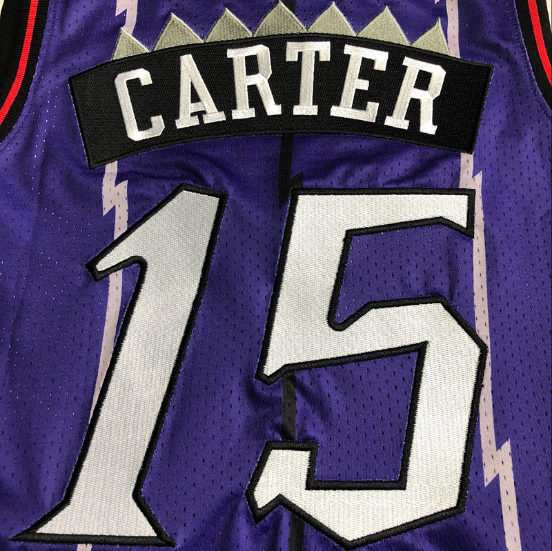 Men’s Toronto Raptors 1998-99 #15 Vince Carter Jersey Purple