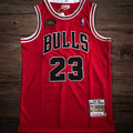 Men’s Chicago Bulls 1997-98 Finals #23 Michael Jordan Jersey Red