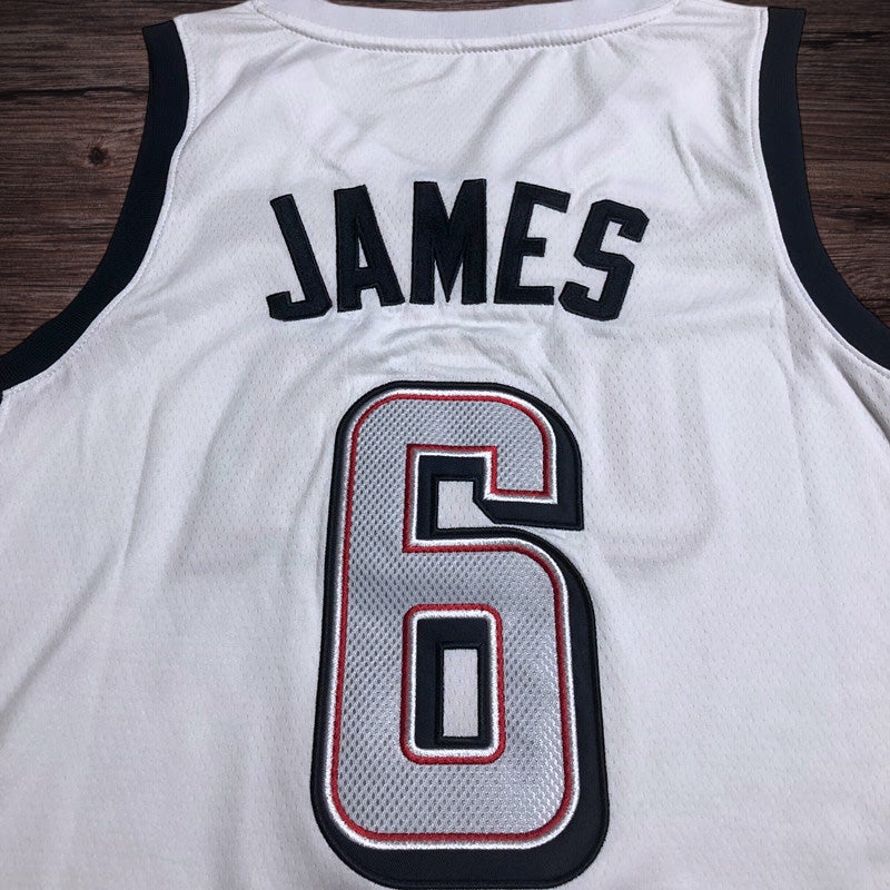 Men’s 2024 Olympics Team USA #6 James White Jersey