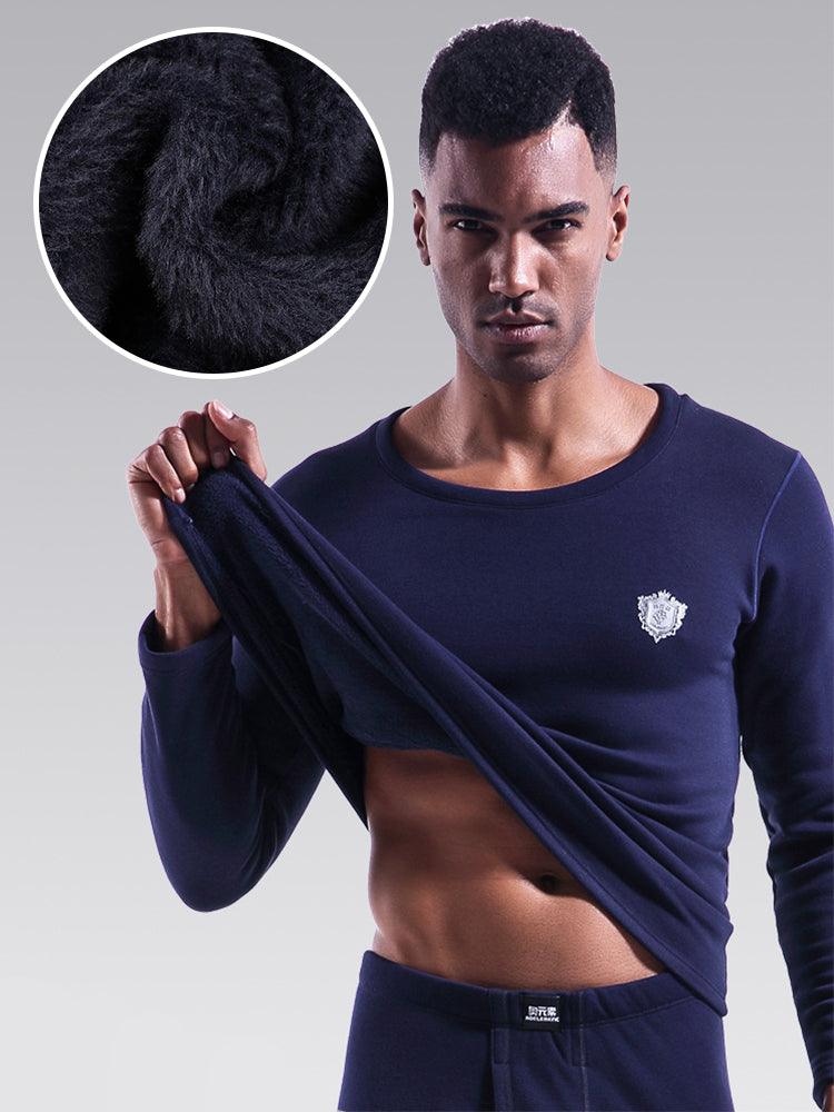 Men's Ultra Soft Thermal Underwear with Fleece Lined