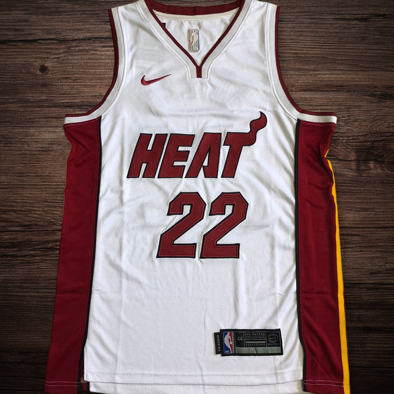 Men’s Miami Heat #22 Butler White Jersey