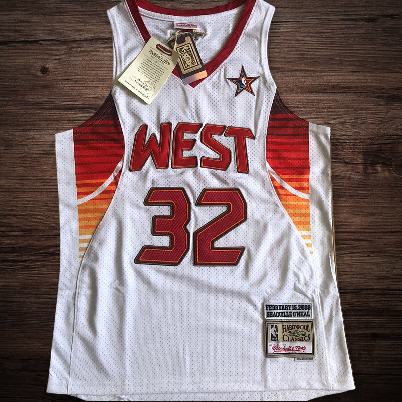 Men’s 2009 All Star West #32 Shaquille O’Neal Jersey