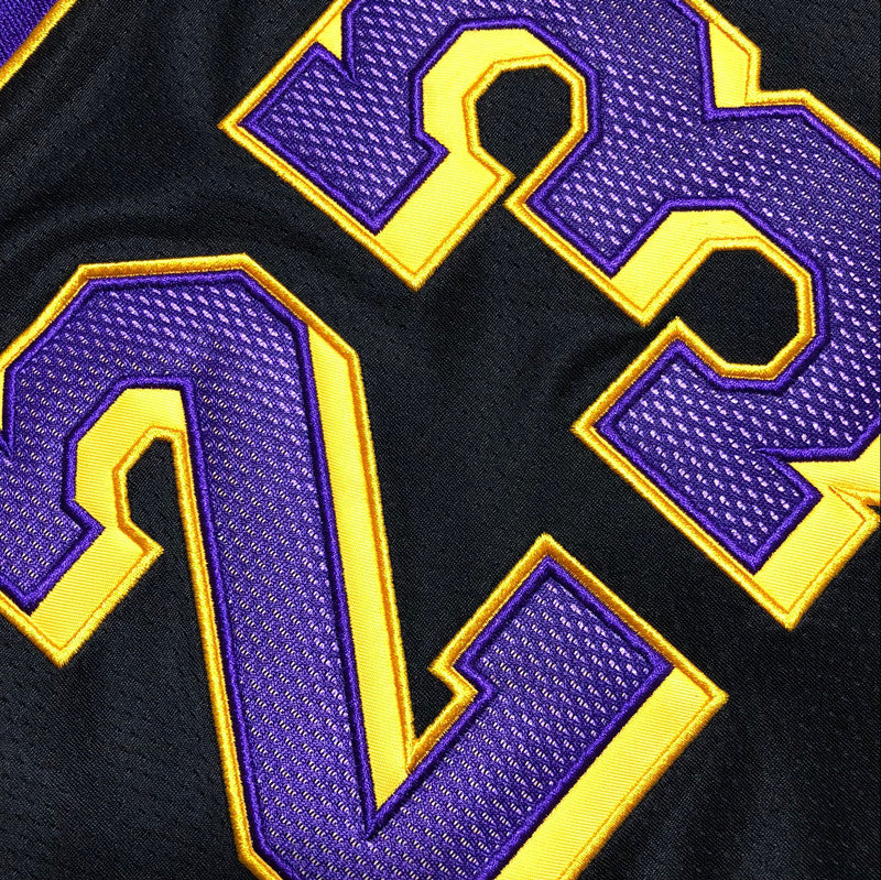 Men’s Los Angeles Lakers #23 Lebron James Jersey black