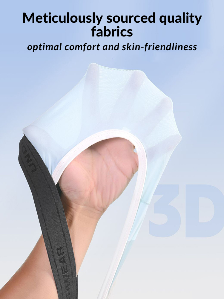 3 Pack Men's Contoured Pouch Ice Silk Thong