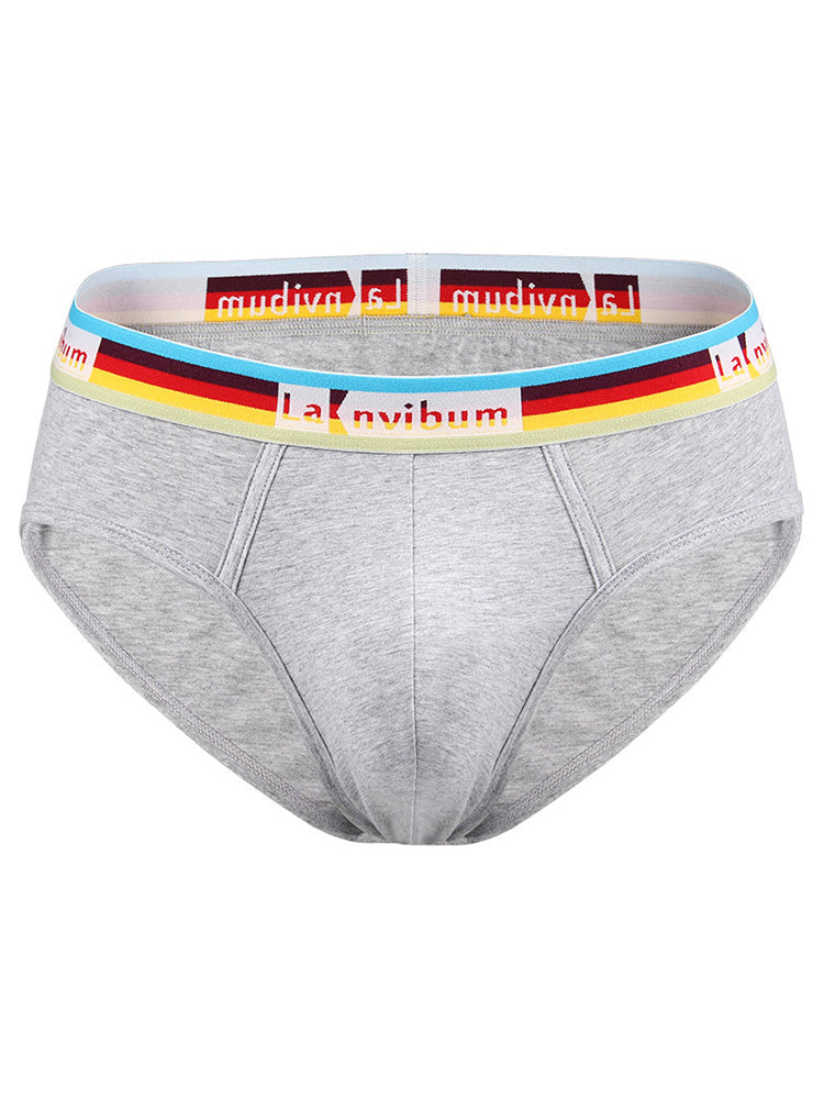 2 Pack Men's U Pouch Rainbow Pride Briefs