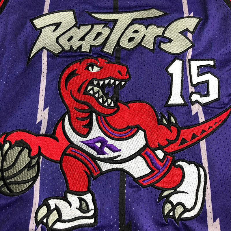 Men’s Toronto Raptors 1998-99 #15 Vince Carter Jersey Purple