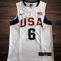 Men’s Authentic LeBron James USA Basketball 2008 Olympics Jersey Redeem Team
