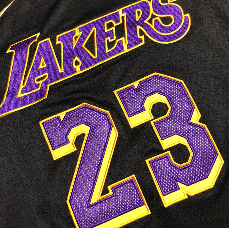Men’s Los Angeles Lakers #23 Lebron James Jersey black