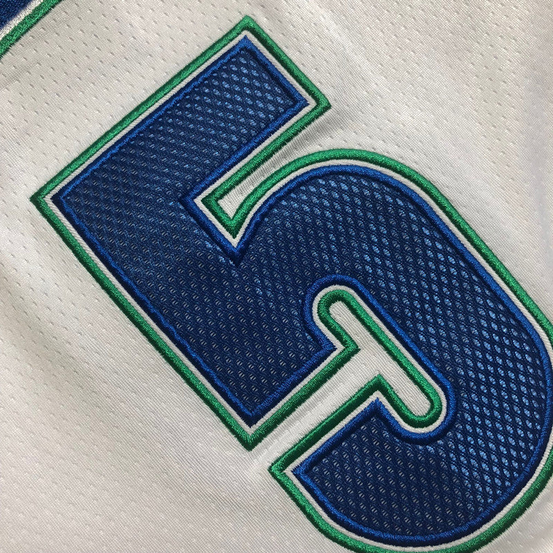 Men’s Minnesota Timberwolves #5 Edwards White Jersey