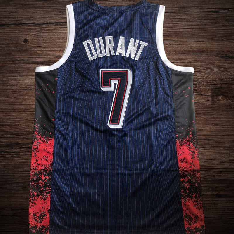 Men’s 2024 Olympics Team USA #7 Durant Navy Jersey